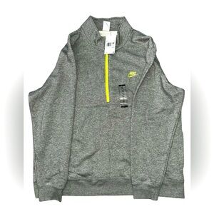 Nike Sportswear Club Brushed-Back 1/2 Zip Pullover Sweatshirt Men's